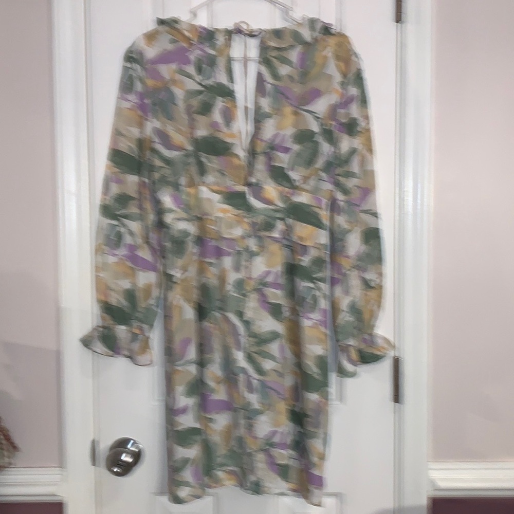 ANANY Ruffled Dress size Large - Picture 13 of 16